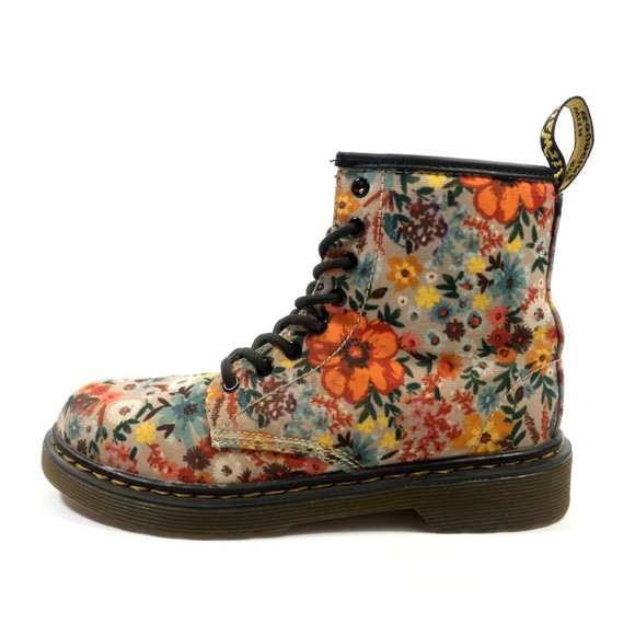 Dr. Martens Other - Dr Martens 1460 Wanderlust Floral Canvas Boots - Kids Size 3 US